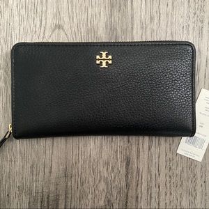 Tory Burch Leather Marsden Zip Continental Wallet